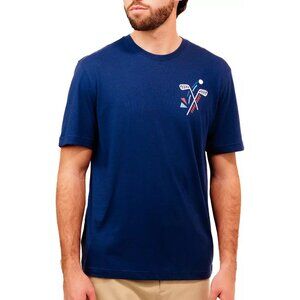 NWT Mens Good Good Golf Size L Navy Color Short Sleeve Good Beach Golf Tee Shirt